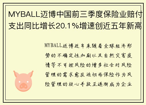 MYBALL迈博中国前三季度保险业赔付支出同比增长20.1%增速创近五年新高